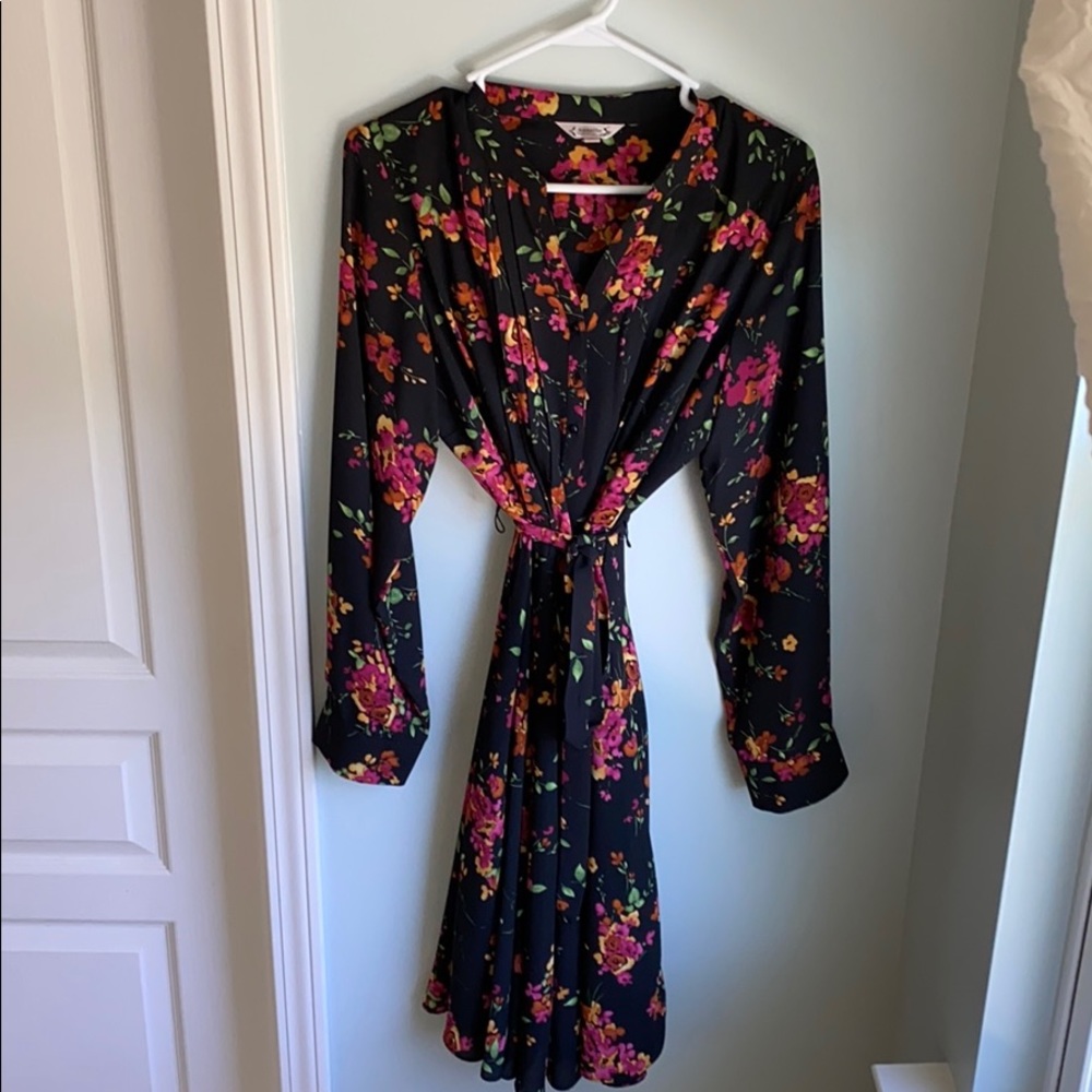 Nannette Lepore Floral Shirt Dress